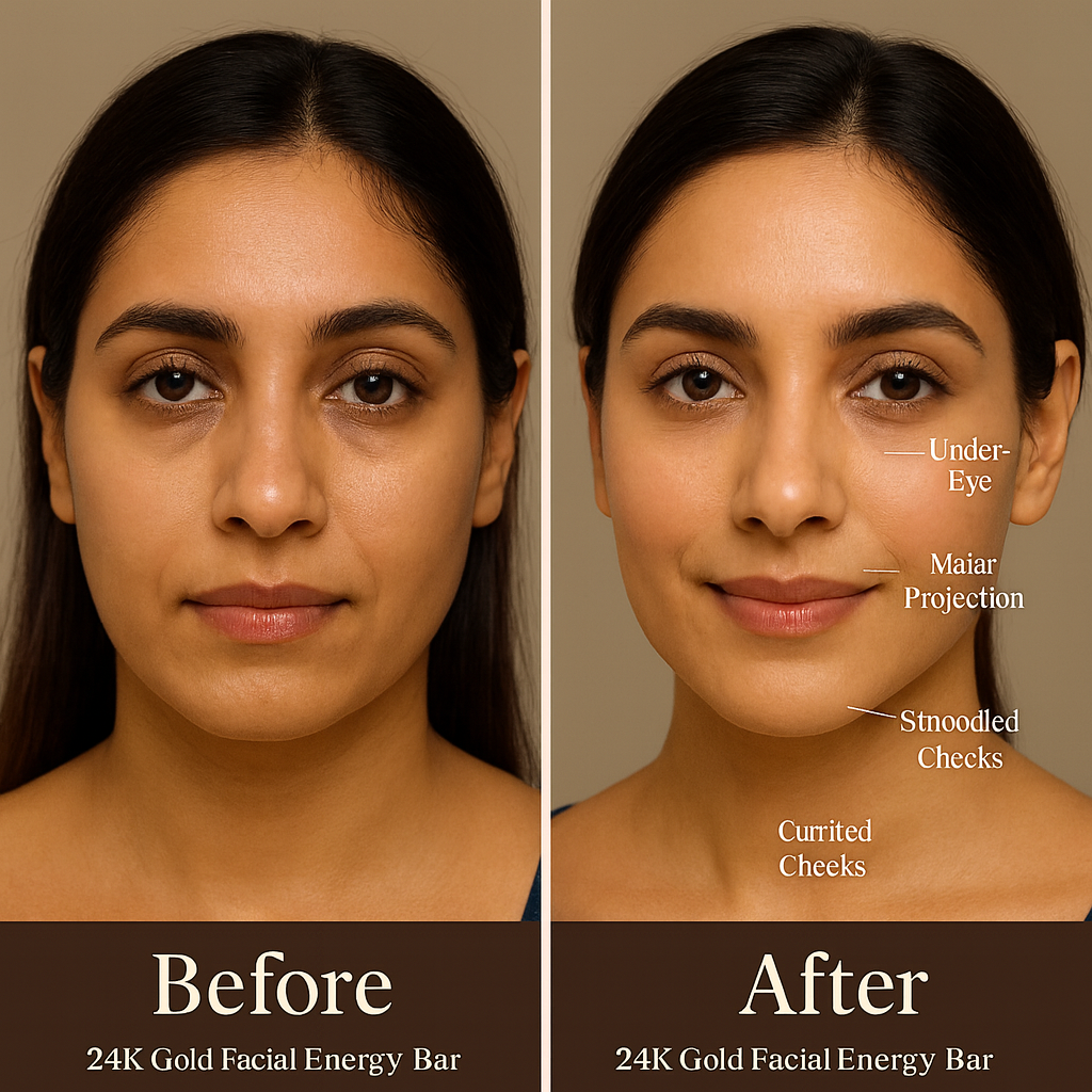 24K Gold Facial Energy Beauty Bar – Electric Face Massage Roller      ⭐⭐⭐⭐⭐ (5,000+ Reviews)